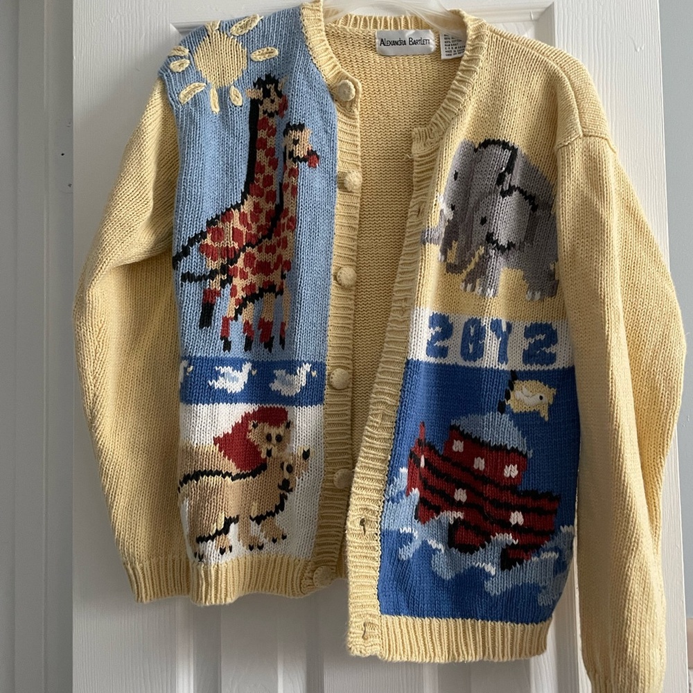 Alexandra Bartlett Cream Knit Sweater